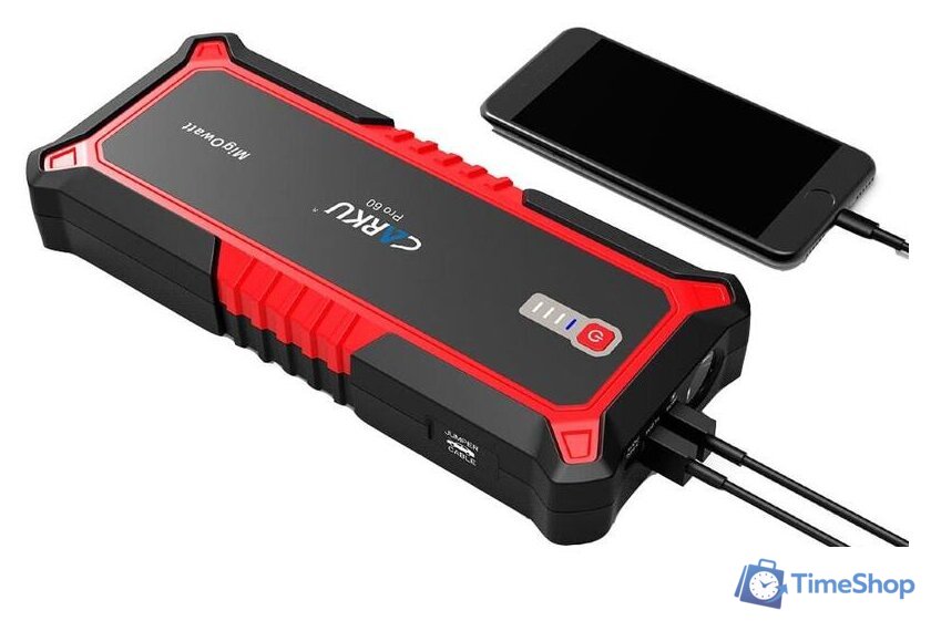 Портативное пусковое устройство Carku PRO-60 - Изображение №4 — Интернет-магазин Time-Shop