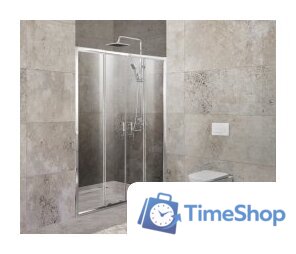 Душевая дверь BelBagno Unique-BF-2-150/180-P-Cr (матовое стекло) - Изображение №1 — Интернет-магазин Time-Shop