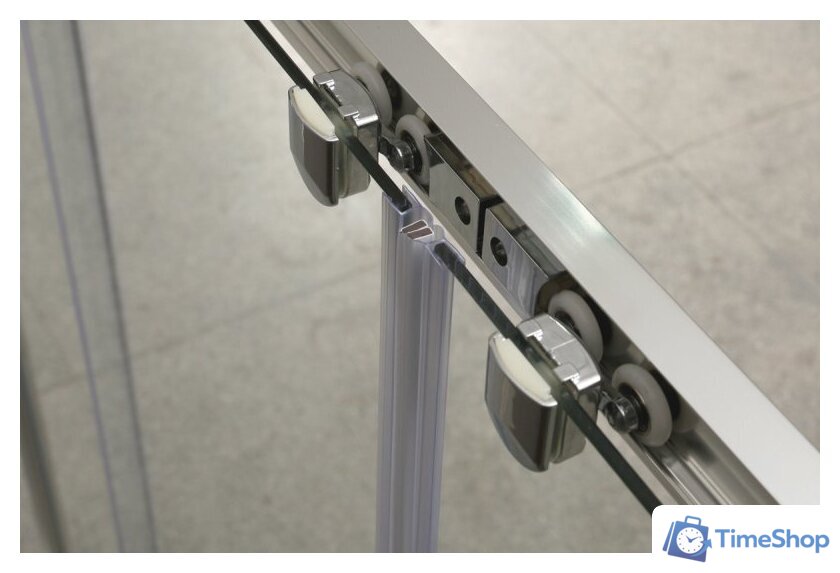 Душевая дверь BelBagno Unique-BF-2-150/180-P-Cr (матовое стекло) - Изображение №3 — Интернет-магазин Time-Shop