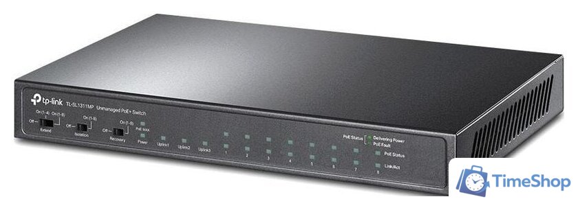 Неуправляемый коммутатор TP-Link TL-SL1311MP - Изображение №2 — Интернет-магазин Time-Shop