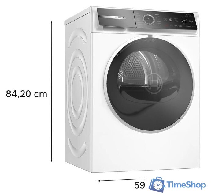 Сушильная машина Bosch Serie 8 WRB247DEPL - Изображение №6 — Интернет-магазин Time-Shop