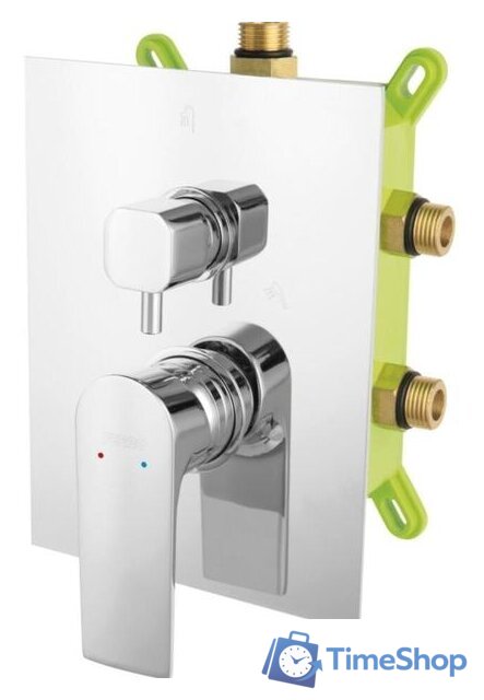 Смеситель Ferro Algeo Square BAQ7P3BOX - Изображение №1 — Интернет-магазин Time-Shop