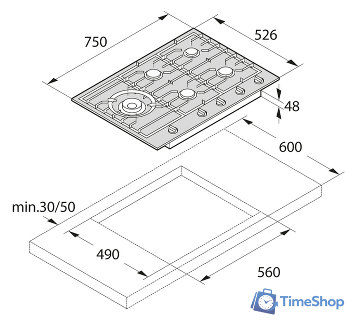 Варочная панель ASKO HG1776AB - Изображение №3 — Интернет-магазин Time-Shop