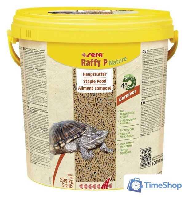 Сухой корм Sera Raffy P Nature 2.35 кг - Изображение №1 — Интернет-магазин Time-Shop