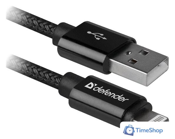 Кабель Defender ACH01-03T Pro (черный) - Изображение №1 — Интернет-магазин Time-Shop