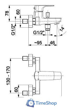 Смеситель Armatura Mokait 5534-010-81 - Изображение №2 — Интернет-магазин Time-Shop