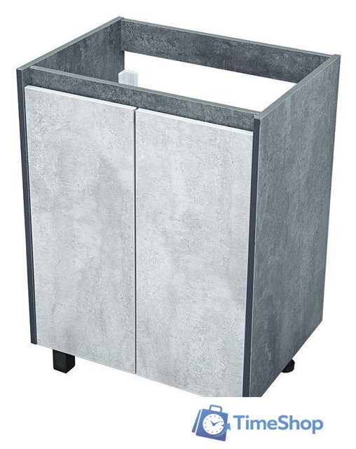  Doratiz Тумба под умывальник Крит 60 9908.128 (серый) - Изображение №1 — Интернет-магазин Time-Shop