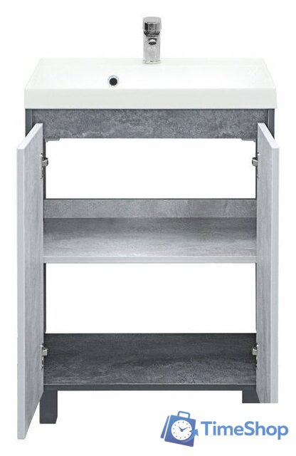  Doratiz Тумба под умывальник Крит 60 9908.128 (серый) - Изображение №4 — Интернет-магазин Time-Shop