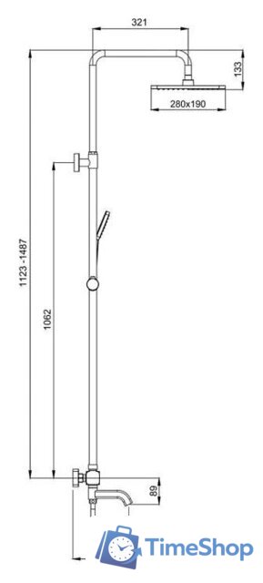Душевая система  Gappo G2491-9 - Изображение №36 — Интернет-магазин Time-Shop