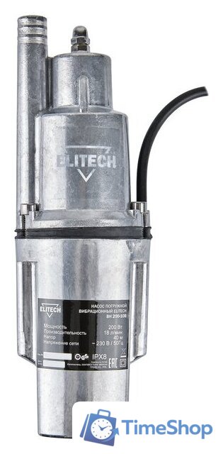 Колодезный насос ELITECH ДМ ВН 200-10В - Изображение №2 — Интернет-магазин Time-Shop