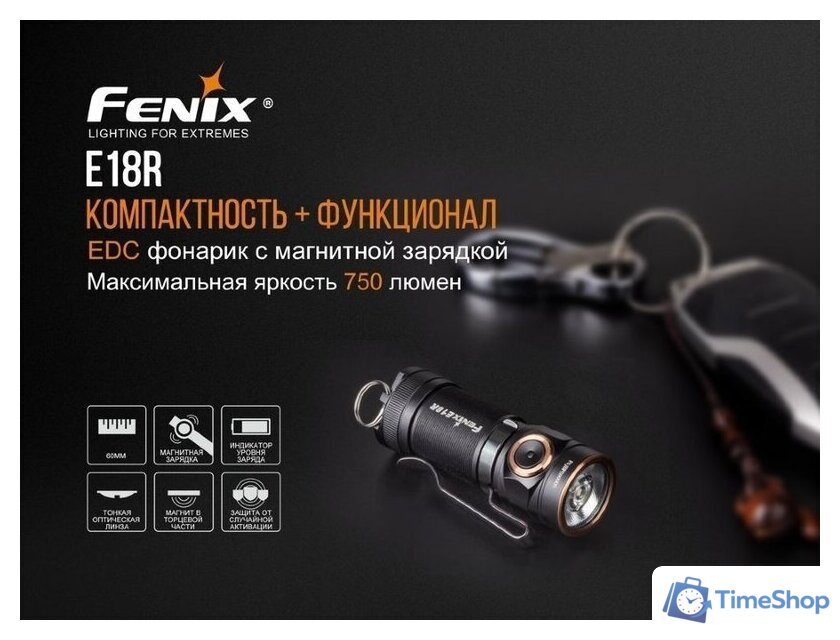 Фонарь Fenix E18R - Изображение №2 — Интернет-магазин Time-Shop