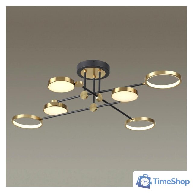 Люстра средней высоты Odeon Light Denzel 4320/60CL - Изображение №3 — Интернет-магазин Time-Shop