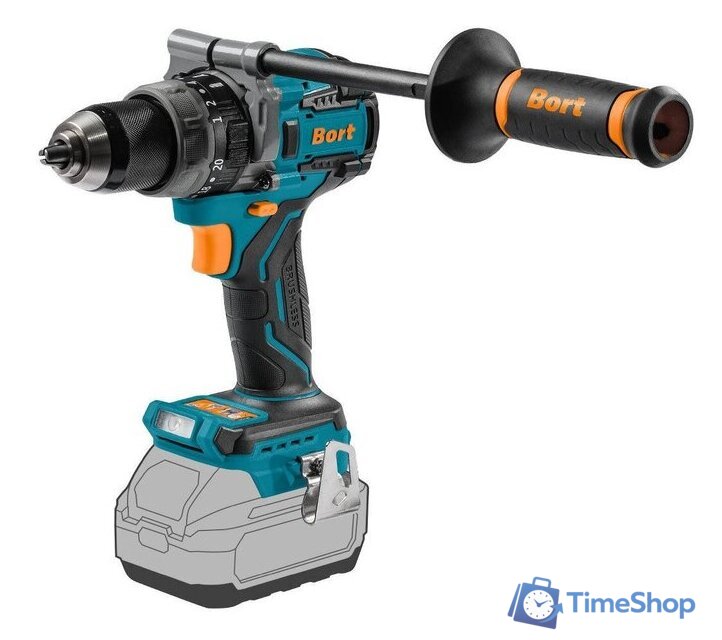 Ударная дрель-шуруповерт Bort BAB-21X 93414929 (без АКБ) - Изображение №1 — Интернет-магазин Time-Shop