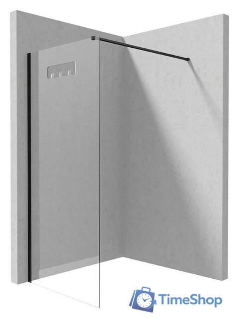 Душевая стенка Deante Mokko Nero Walk-In KQM_N39P - Изображение №2 — Интернет-магазин Time-Shop