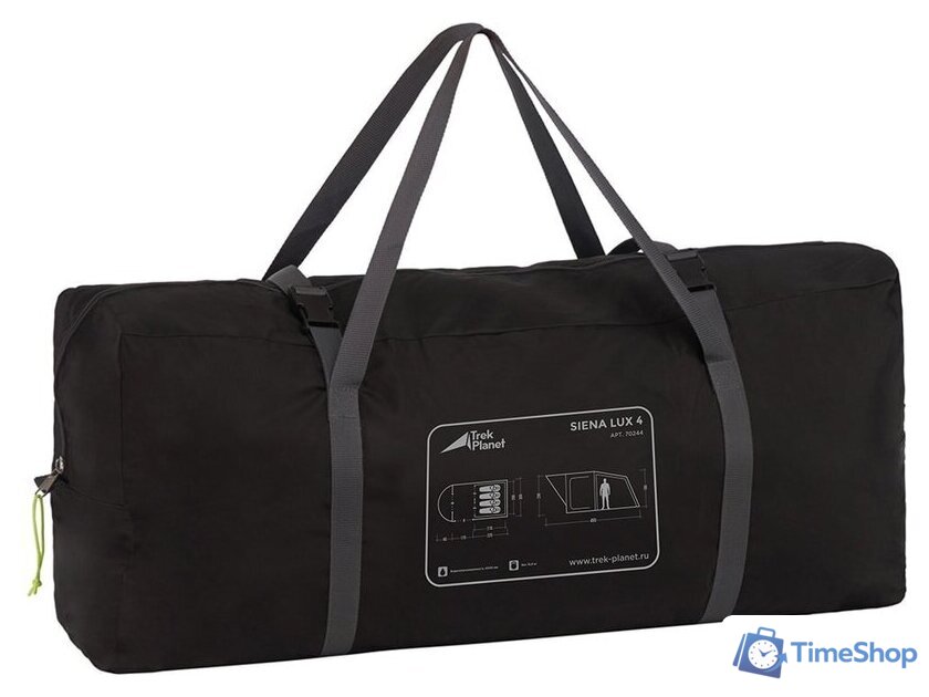 Кемпинговая палатка Trek Planet Siena Lux 4 (зеленый) - Изображение №11 — Интернет-магазин Time-Shop