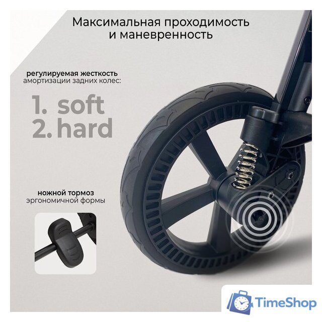 Коляска прогулочная «книга» Sweet Baby Unica (оливковый зеленый) - Изображение №8 — Интернет-магазин Time-Shop