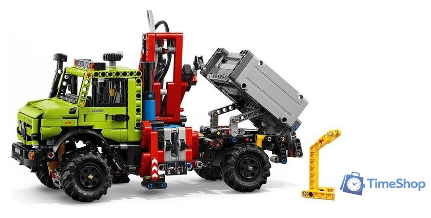 Конструктор LEGO 42242 Грузовик Mercedes-Benz Unimog U 5023 с краном - Изображение №4 — Интернет-магазин Time-Shop