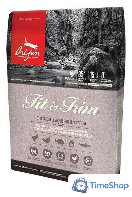 Сухой корм для кошек Orijen Fit & Trim 5.4 кг - Изображение №1 — Интернет-магазин Time-Shop