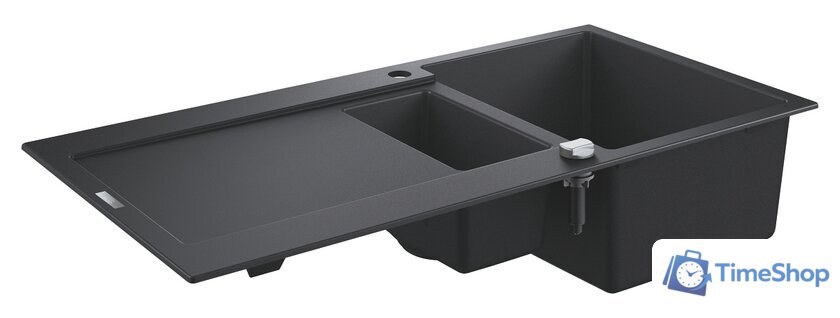 Кухонная мойка Grohe K500 60-C 100/50 1.5 31646AP0 (черный гранит) - Изображение №1 — Интернет-магазин Time-Shop