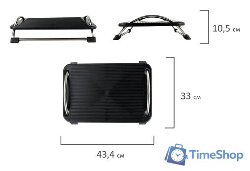 Подставка для ног BRAUBERG 43.5х33 см 531488 - Изображение №4 — Интернет-магазин Time-Shop