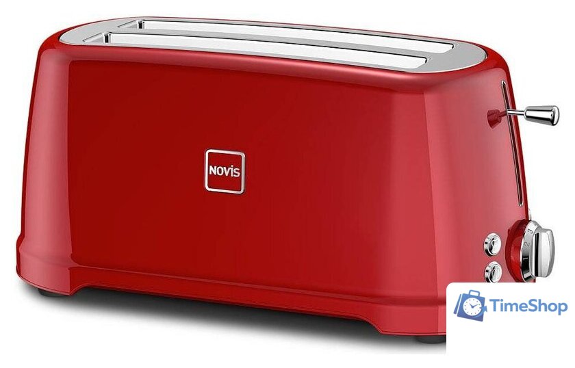 Тостер NOVIS Iconic Line T4 (красный) - Изображение №1 — Интернет-магазин Time-Shop