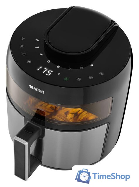 Аэрогриль (аэрофритюрница) Sencor SFR 5010BK - Изображение №5 — Интернет-магазин Time-Shop