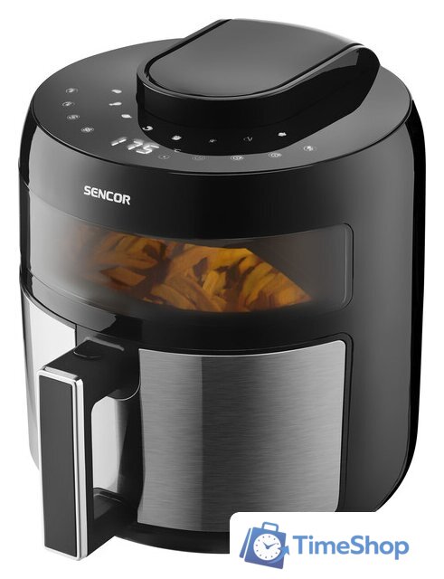 Аэрогриль (аэрофритюрница) Sencor SFR 5010BK - Изображение №4 — Интернет-магазин Time-Shop