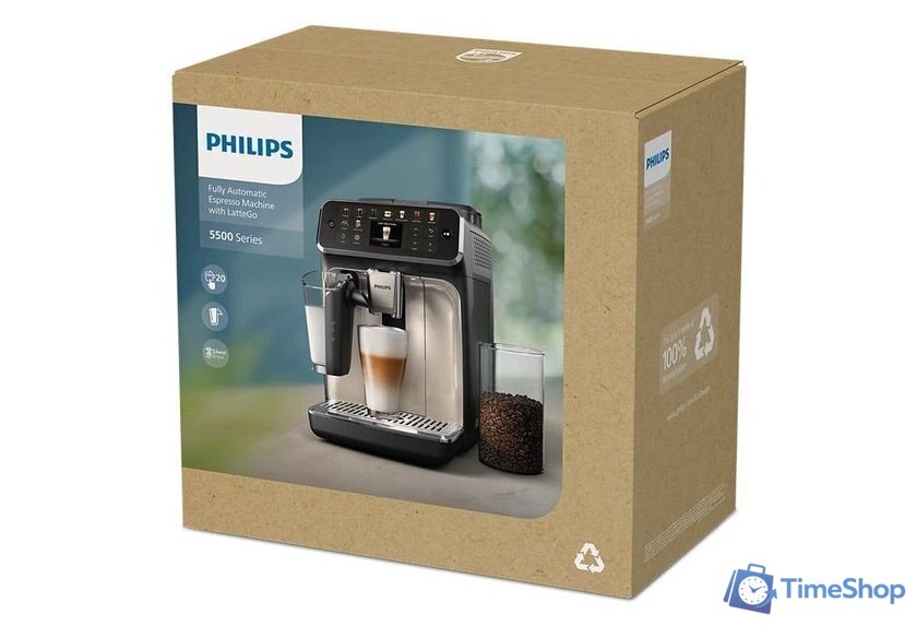 Кофемашина Philips LatteGo EP5546/70 - Изображение №5 — Интернет-магазин Time-Shop