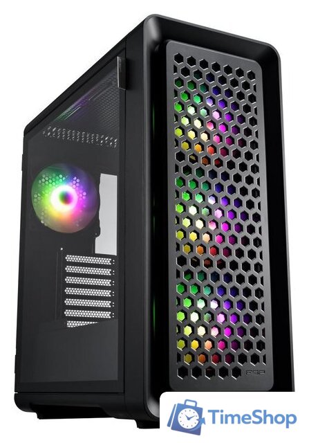 Корпус FSP CUT593A (черный) - Изображение №1 — Интернет-магазин Time-Shop