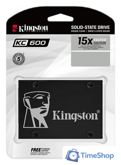 SSD Kingston KC600 256GB SKC600/256G - Изображение №4 — Интернет-магазин Time-Shop