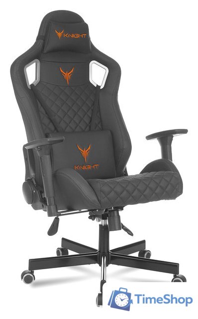 Игровое (геймерское) кресло Knight Outrider (черный) - Изображение №2 — Интернет-магазин Time-Shop