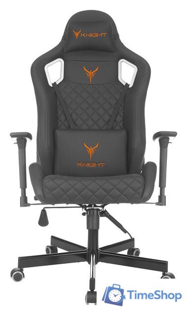 Игровое (геймерское) кресло Knight Outrider (черный) - Изображение №3 — Интернет-магазин Time-Shop