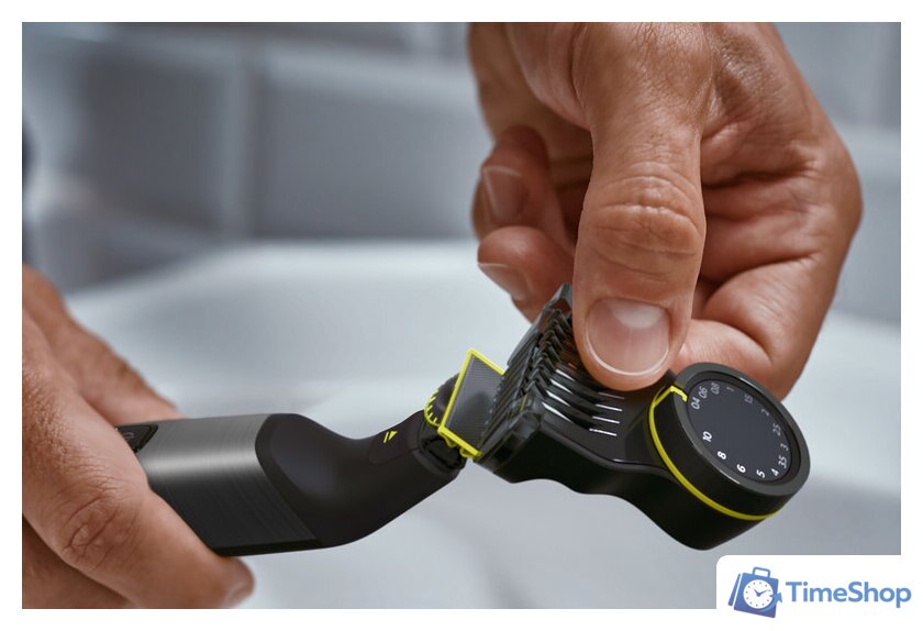 Универсальный триммер Philips OneBlade Pro QP6651/61 - Изображение №4 — Интернет-магазин Time-Shop