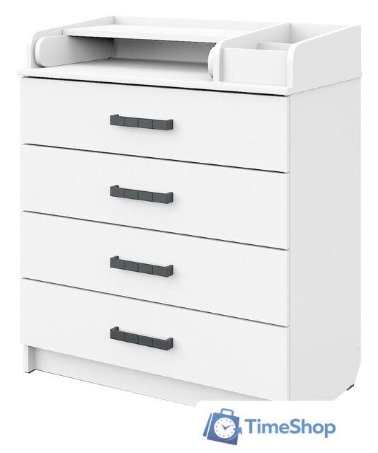 Детский комод Атон Мебель Marvin (белый) - Изображение №1 — Интернет-магазин Time-Shop