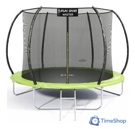 Батут Atlas Sport 252 см - 8ft Master (с лестницей, зеленый) - Изображение №1 — Интернет-магазин Time-Shop