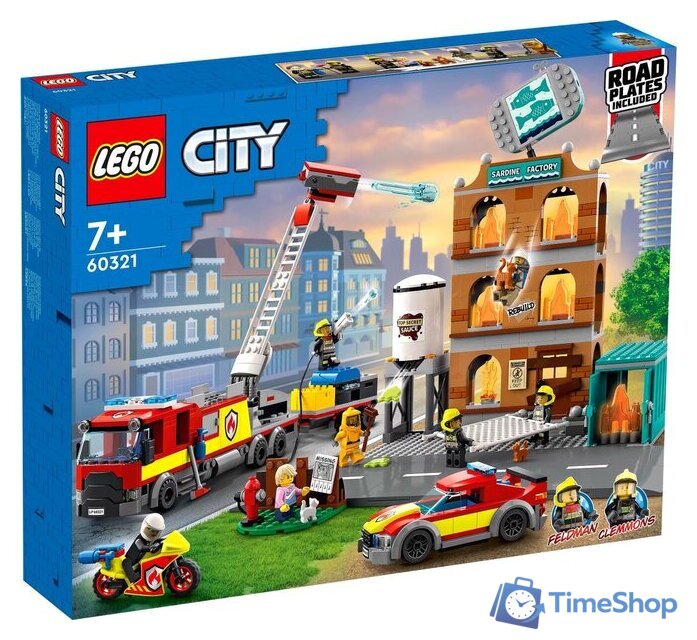 Конструктор LEGO City 60321 Пожарная команда - Изображение №1 — Интернет-магазин Time-Shop