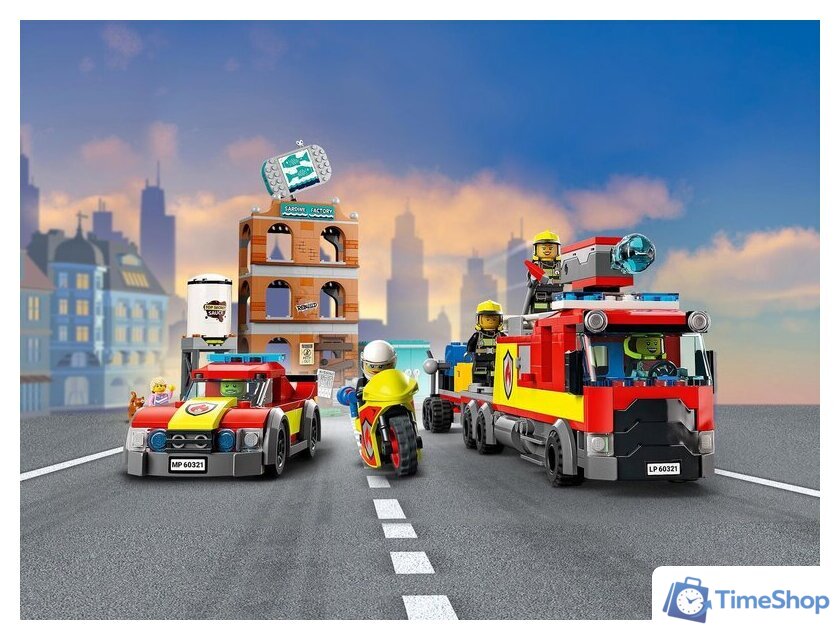 Конструктор LEGO City 60321 Пожарная команда - Изображение №40 — Интернет-магазин Time-Shop