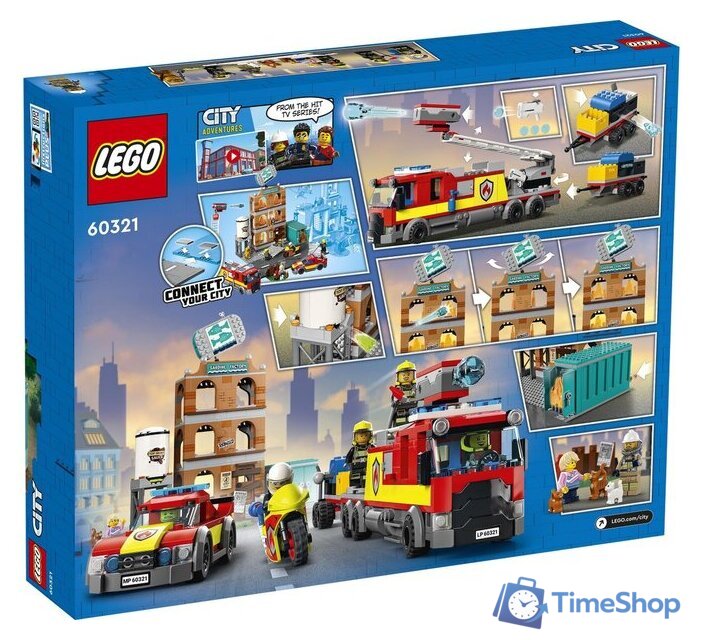 Конструктор LEGO City 60321 Пожарная команда - Изображение №15 — Интернет-магазин Time-Shop