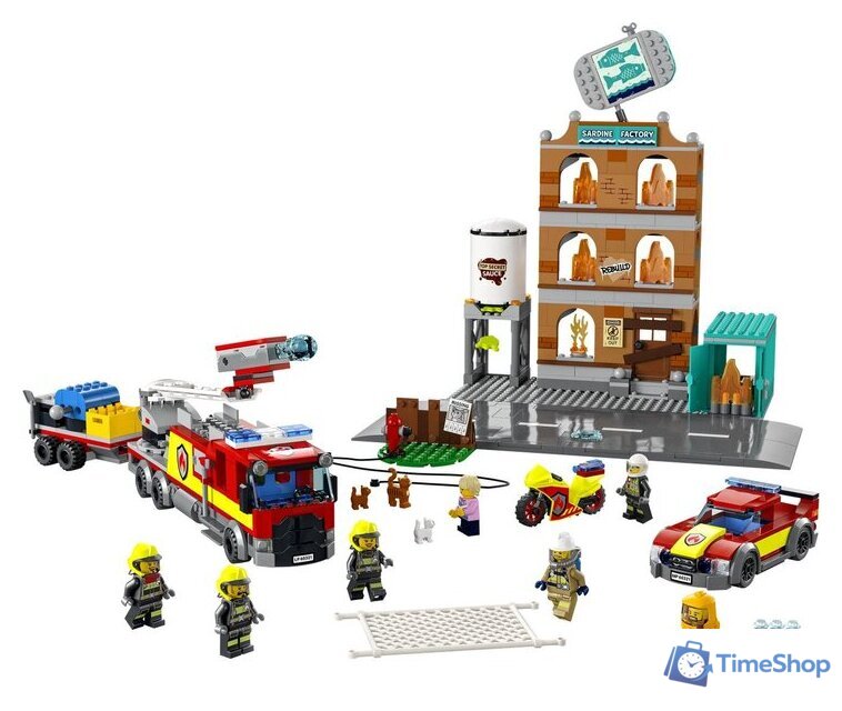 Конструктор LEGO City 60321 Пожарная команда - Изображение №24 — Интернет-магазин Time-Shop