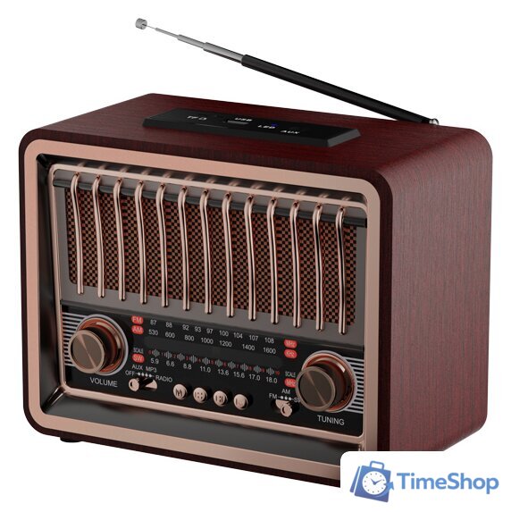 Радиоприемник Ritmix RPR-089 (красное дерево) - Изображение №1 — Интернет-магазин Time-Shop