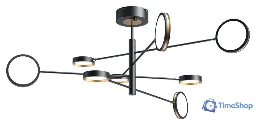 Люстра средней высоты Yeelight Arowana Chandelier C2103 YLDL029 (8 плафонов) - Изображение №5 — Интернет-магазин Time-Shop