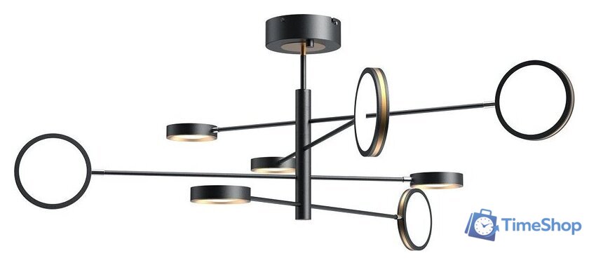 Люстра средней высоты Yeelight Arowana Chandelier C2103 YLDL029 (8 плафонов) - Изображение №4 — Интернет-магазин Time-Shop