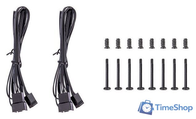 Комплект вентиляторов для корпуса Thermaltake CT120 2-Fan Pack CL-F147-PL12BL-A - Изображение №6 — Интернет-магазин Time-Shop