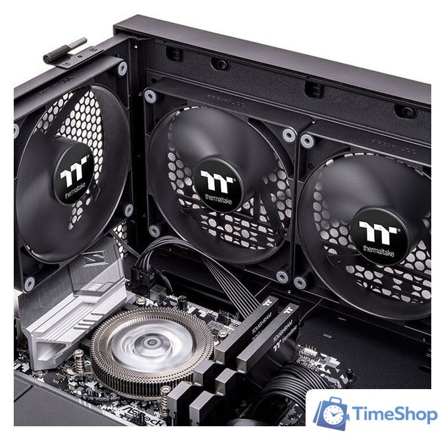 Комплект вентиляторов для корпуса Thermaltake CT120 2-Fan Pack CL-F147-PL12BL-A - Изображение №5 — Интернет-магазин Time-Shop