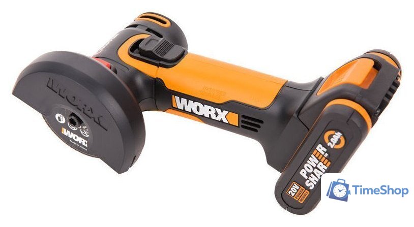 Угловая шлифмашина Worx WX801.9 (без АКБ) - Изображение №5 — Интернет-магазин Time-Shop