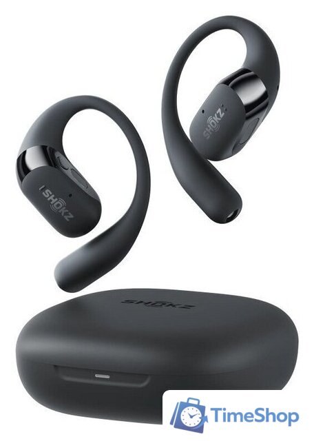 Наушники Shokz Shokz OpenFit 2 (черный) - Изображение №1 — Интернет-магазин Time-Shop