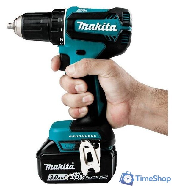 Дрель-шуруповерт Makita DDF485RAJ (с 2-мя АКБ, кейс) - Изображение №2 — Интернет-магазин Time-Shop