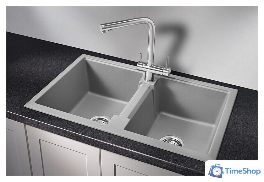 Кухонная мойка Granula GR-8101 (алюминиум) - Изображение №2 — Интернет-магазин Time-Shop