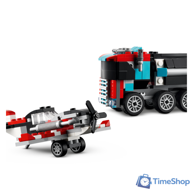 Конструктор LEGO Creator 31146 Грузовик-платформа с вертолетом 3в1 - Изображение №5 — Интернет-магазин Time-Shop
