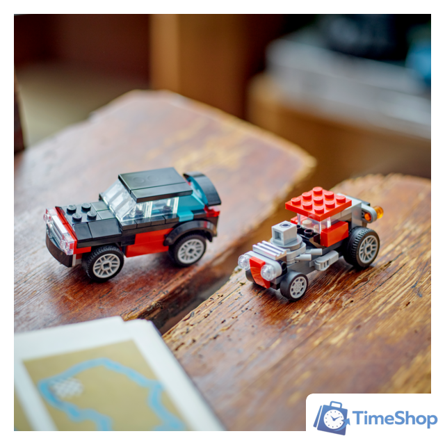 Конструктор LEGO Creator 31146 Грузовик-платформа с вертолетом 3в1 - Изображение №11 — Интернет-магазин Time-Shop